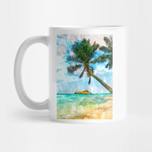 Chilling By The Beach In Tropical Summer Hawaii Mug